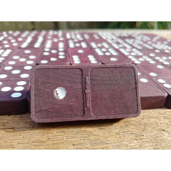 Vintage Double Nine Capitol Dominos By Halsam - Picture 5 of 10